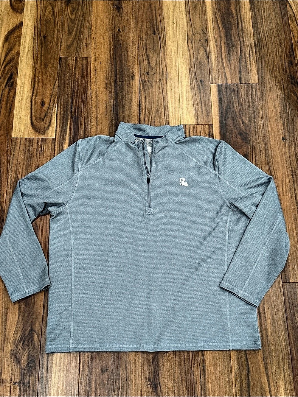 Ahead Men's Quarter-Zip Pullover Gray XXL